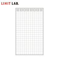 【メモサイズ】LIHIT LAB.（リヒトラブ）／ツイストリング・ノート＜専用リーフ＞（N-1660S）5mm方眼罫