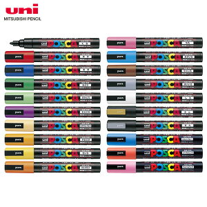 �y�S20�F�E�����ېc�z�O�H���M�^�����T�C���y�� POSCA �|�X�J (PC-5M) �X�^���_�[�h���i�`�������J���[ MITSUBISHI PENCIL PC5M