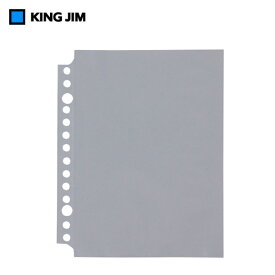 【A6タテ型】キングジム 葉書ホルダー台紙（91PD）ハガキが収納できる透明台紙　KING JIM