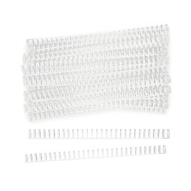 CARL・カール／ルーズリング 14mm 50本入 ホワイト（LR-30145-W）プラスチック製　A4/30穴対応