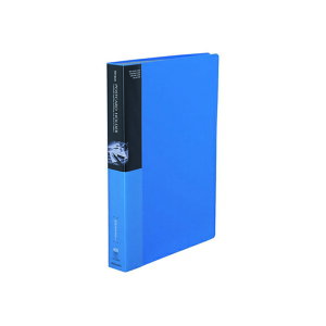 【A4縦型】KOKUYO/キャンパス ポストカードホルダー ハセ-230NB 青 固定式 台紙50枚 200枚(400枚)収容 コクヨ