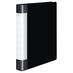【A4縦型】KOKUYO/クリヤーブック<タフボディ> ラ-J730D 黒 30穴 30ポケット 替紙式 丈夫でたわみにくい貼り表紙タイプ。大量収容や長期の保管に最適 コクヨ