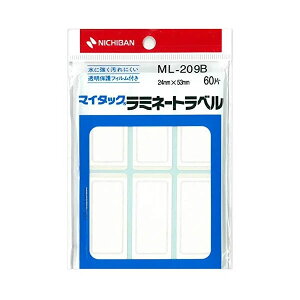 �y6��×10�V�[�g��(60�Г�)�z�j�`�o���^�}�C�^�b�N(R)���~�l�[�g���x���iML-209B�j�@�g�@���@24mm×53mm�@�����ȕی�t�B�����t���̃��x���^NICHIBAN