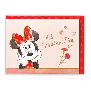 日本ホールマーク 母の日/立体カード ディズニー ミニーマウス 花の輪