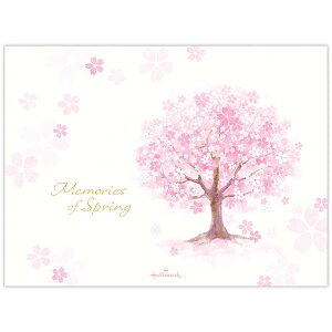 日本ホールマーク 桜柄レターパッド メモリーズオブスプリング