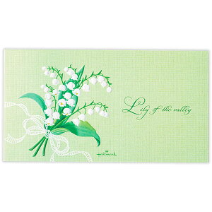 日本ホールマーク 一筆箋/チェンジズ・オブ・ネイチャー スズランブーケ