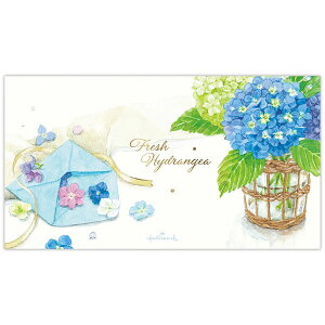 日本ホールマーク 夏柄一筆箋 アジサイの便り