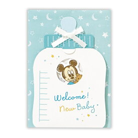 日本ホールマーク　赤ちゃん誕生お祝いカード　ミッキー＆ミニー