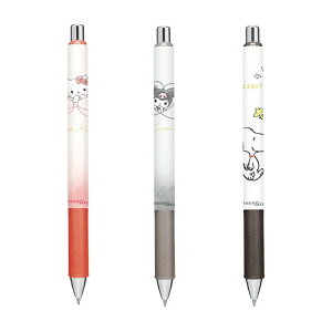 クラックス エナージェルボールペン0.5mm ハローキティ・クロミ・スヌーピー・クロミ