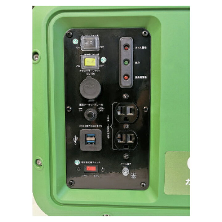 楽天市場】カセットガスインバーター発電機GEN-1000【大和無線電器 