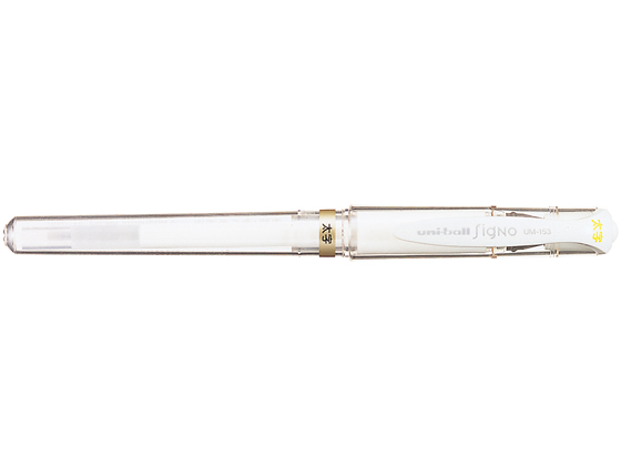 楽天市場】三菱鉛筆 ユニボールシグノ 太字 1.0mm ホワイト UM153.1
