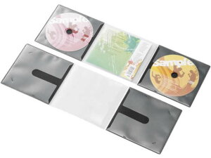 y񂹁zGR CD DVDX2[\tgP[X 10ubN CCD-DP2C10BK