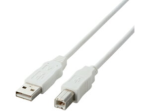 �y�����񂹁z�G���R�� ���Ή�USB2.0�P�[�u�� 5m �z���C�g USB2-ECO50WH