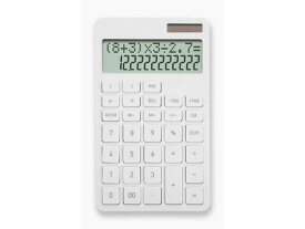 アスカ 計算式表示電卓 ホワイト C1242W