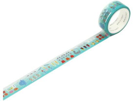ワールドクラフト キラキラマスキングテープ Marine paradise 15mm×5m