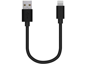 �y�����񂹁z�G���R�� Lightning�P�[�u�� 10cm MPA-UAL01BK