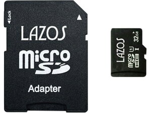 Lazos microSDHC�������[�J�[�h 32GB L-B32MSD10-U1