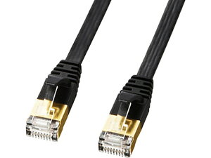 �T�����T�v���C CAT7�E���g���t���b�gLAN�P�[�u��15m�u���b�N KB-FLU7-15BK