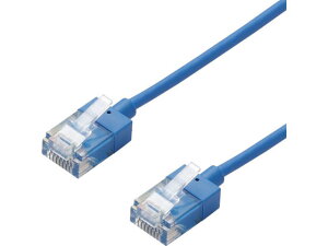 �y�����񂹁z�G���R�� Cat6A�Ή�LAN�P�[�u�� ���X����&�R���p�N�g LD-GPASS BU7