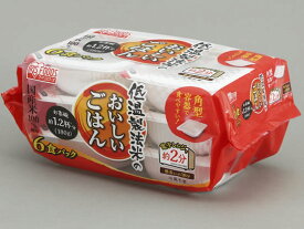 【お取り寄せ】アイリスオーヤマ 低温製法米のおいしいごはん国産米180g×6食