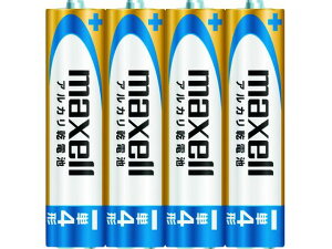 【お取り寄せ】マクセル アルカリ乾電池 単4(4個入り) LR03(GD)4P