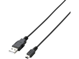 �y�����񂹁z�G���R�� �G�RUSB2.0�P�[�u�� mini-B�^�C�v 2m U2C-JM20BK