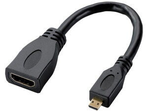 �y�����񂹁z�G���R�� HDMI�ϊ��P�[�u�� HDMI-HDMImicro AD-HDAD2BK