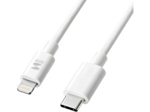 �y�����񂹁z�T�����T�v���C ���C�g�j���O Type C�P�[�u��(1m�E�z���C�g) KB-IPLC10W