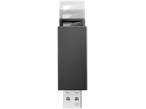 �y�����񂹁zI�EO DATA �m�b�N��USB�������[ 64GB �u���b�N U3-PSH64G K