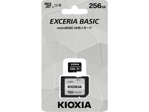 【お取り寄せ】キオクシア microSDメモリカード EXCERIABASIC256GB KCA-MC256GS
