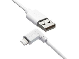 y񂹁zGR iPhoneP[u R L^ 30cm zCg MPA-UALL03WH
