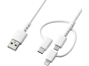 �y�����񂹁z�T�����T�v���C ���C�g�j���OTypeCmicroUSB3in1�P�[�u�� KB-IPLTCM10
