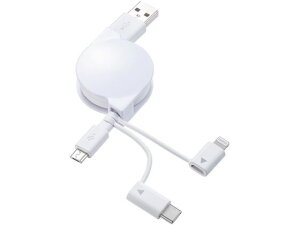 �y�����񂹁z�T�����T�v���C �����USB 3in1 �P�[�u�� KB-IPLTM08KW