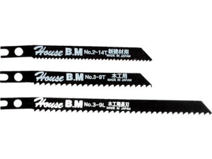 【お取り寄せ】ハウスB.M 兼用ジグソー替刃 10枚入り 新建材用 NO214 N021