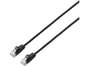�y�����񂹁z�G���R�� LAN�P�[�u�� CAT6A 2m ���ϋv �u���b�N LD-GPAM BK20