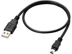 �y�����񂹁z�G���R�� USB�P�[�u�� 0.5m A-miniB �u���b�N U2C-AM05BK�^ID