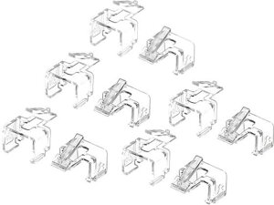 �y�����񂹁z�T�����T�v���C RJ-45�v���OSOS �N���A 10�� ADT-RJ45SOS-10CL