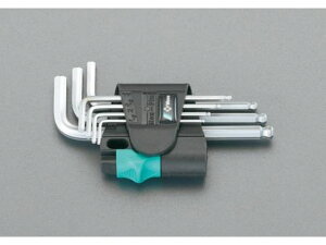 �y�����񂹁z�G�X�R [Ball-Hex] �L�[�����` 1.5-10mm 9�{�g EA573WG-90