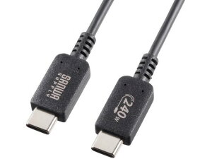 �y�����񂹁z�T�����T�v���C USB Type-C PD240W�Ή��P�[�u�� 1m KU-CCPE10