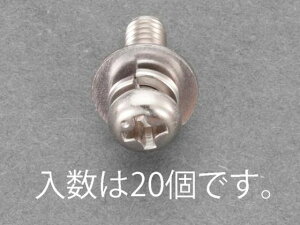 �y�����񂹁z�G�X�R �瓪�Z���X���˂� �X�e�����X P=3 20�{ M4×10mm