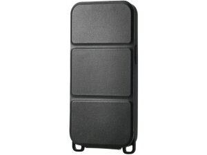 �y�����񂹁z�G���R�� iPhone16e �蒠�P�[�X �c�^ �u���b�N PM-A25SPLFYTBK