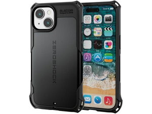 �y�����񂹁z�G���R�� iPhone 15 ZEROSHOCK PM-A23AZEROBK