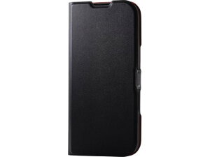 �y�����񂹁z�G���R�� iPhone16�P�[�X �蒠�^ ���^ �u���b�N PM-A24APLFUBK