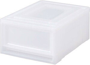 ボックスチェスト ナチュラル MBC-S チェスト クリアチェスト クリアケース クローゼット収納 クリアボックス 収納ケース 収納ボックス 衣装ケース 収納 衣類収納 プラスチック 引出し スタ