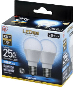 LED�d�� E17 �L�z���^�C�v 25W�`���� LDA2N-G-E17-2T52P�ELDA2L-G-E17-2T52P �����F�����E�d���F���� 2�Z�b�g �A�C���X�I�[���}