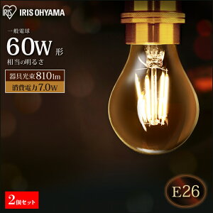 �y2�Z�b�g�zLED�t�B�������g�d�� E26 60W���� LDA7N-G-FCled �Ɩ� ���C�g �d�� E26���� ��ʓd�� 810lm ���^���Ή� �񒲌� �A�C���X�I�[���} �����F�����E�d���F�����^�N���A�E�z���C�g