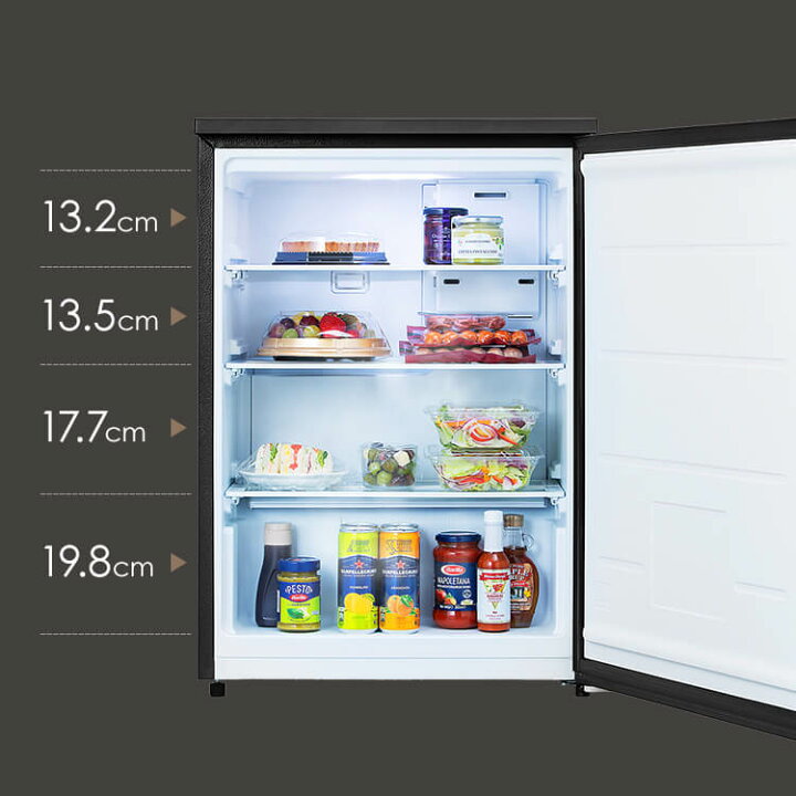 楽天市場】冷蔵庫 小型 奥行スリム 66L IRSN-7A-W IRSN-7A-B送料無料 