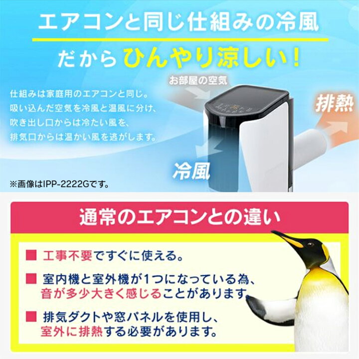 楽天市場】スポットクーラー クーラー アイリスオーヤマ 家庭用 