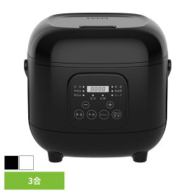 家電 調理 キッチン家電 炊飯器 3合 3合炊飯器 VS-KE23WH炊飯器 3合炊飯器 少人数炊飯器 生活家電 ベルソス VS-KE23WH ホワイト ブラックホワイト[2512SE]