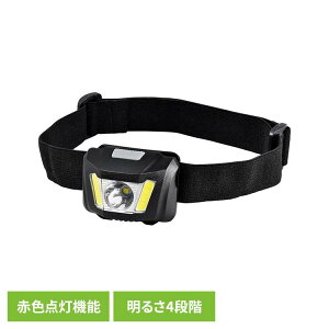 �w�b�h���C�g �� ���C�g �d�r�� LED �ő�210lm IPX4 �ԐF�_�� �X�|�b�g ���C�h �h�� �ЊQ ��d�΍� �ʔ� �P�l�d�r 3�{ �w�b�h�����v �o�R �ނ� ��� �A�E�g�h�A �L�����v LED�w�b�h���C�g �����d�� 